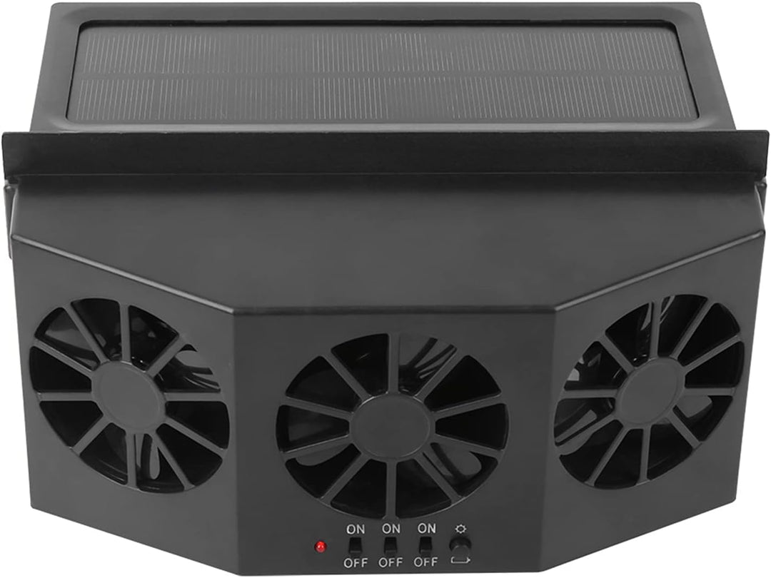 Auto Fanr Powered Heat Window Vent Auto Pet Cooling Fan Ac16 Car Window Fan Schwarz Abs Portabler Po