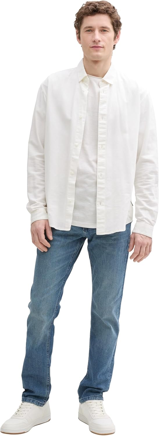 Tom Tailor Herren Marvin Straight Jeans 28W / 30L 10281 - Mid Stone Wash Denim, 28W / 30L 10281 - Mi