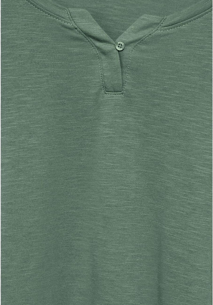 Cecil Damen T-Shirt M Raw Salvia Green, M Raw Salvia Green