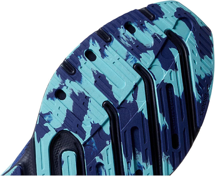 Brooks 44.5 EU Blau Peacoat Gelb, 44.5 EU Blau Peacoat Gelb