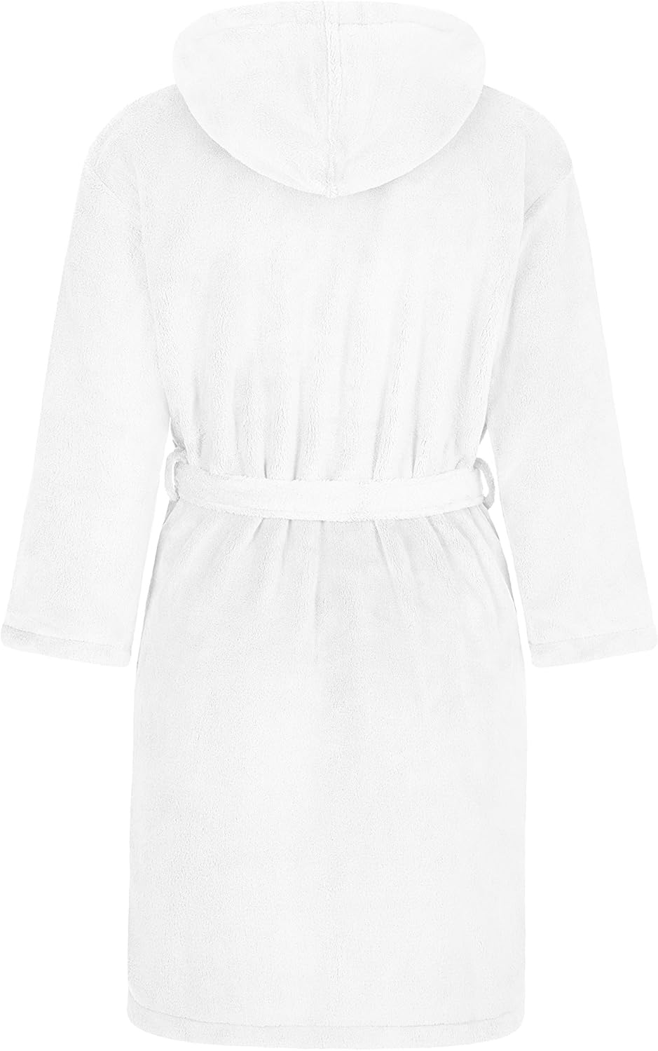 Bettenfee Kinder Bademantel Kuschel Soft Fleece Microfaser mit Kaputze & Taschen Jungen, Mädchen Kin