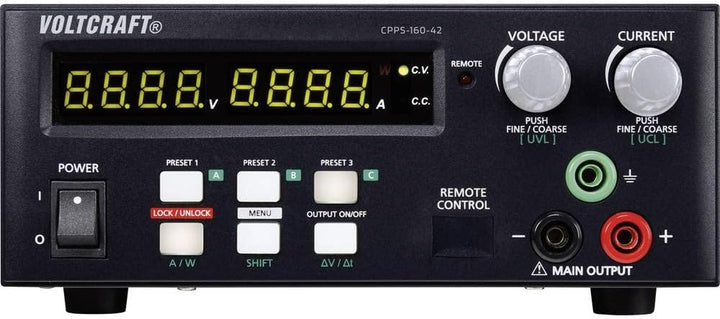 Voltcraft CPPS-160-42 Labornetzgerät, einstellbar 0.02-42 V/DC 0.01-10 A 160 W USB fernsteuerbar, pr