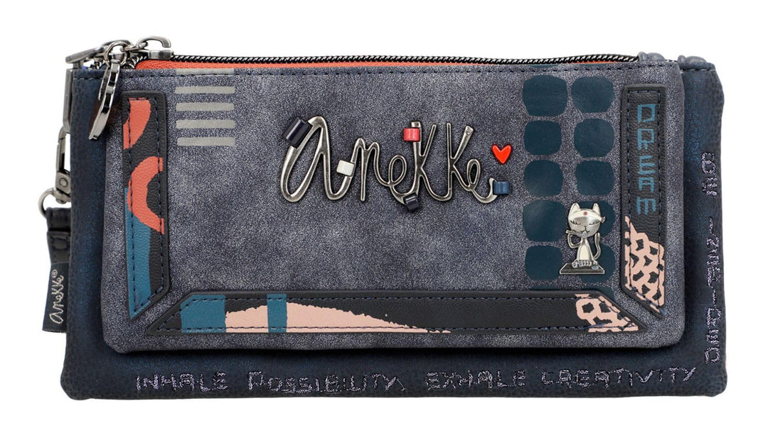 Anekke Contemporary Nagare Wallet Purse L Multicolor