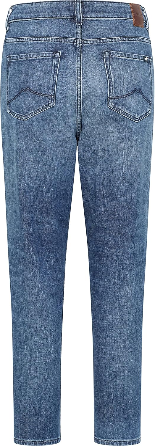 MUSTANG Damen Jeans Charlotte Tapered Fit - Blau - Blue Denim W26-W34 Stretch 33W / 34L Mittelblau 5