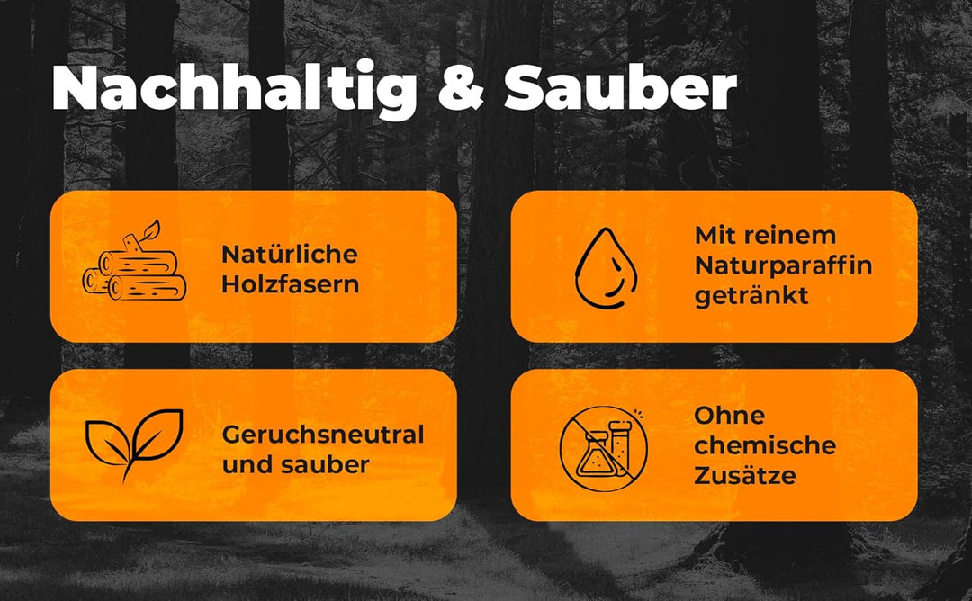 400 SILVER - FIDIBUSSE Anzünder | Kaminanzünder | Ofenanzünder | Grillanzünder