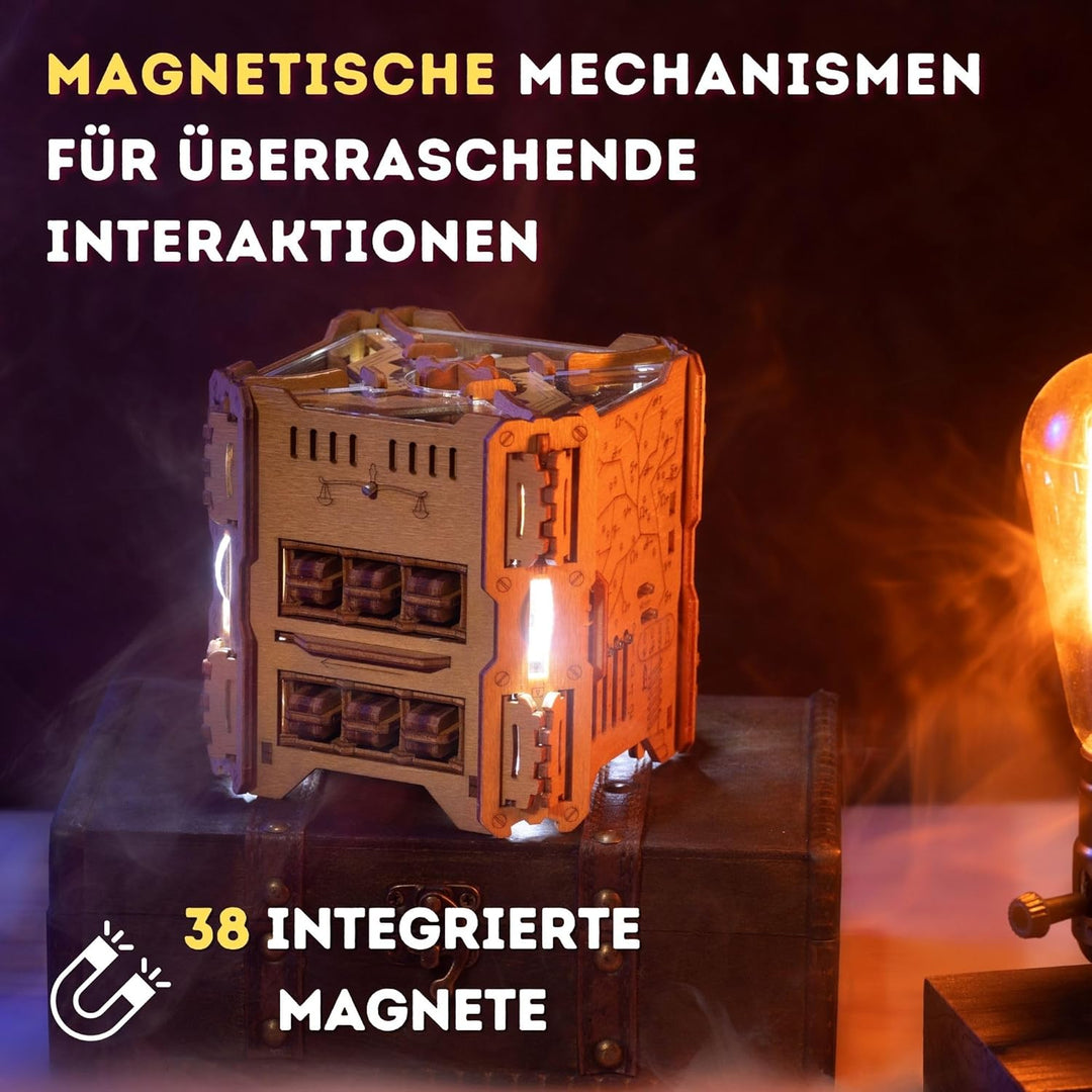 PUZZLE POTATO Tesla Puzzle Box - Escape Room Spiel mit Elektronischen Rätseln - Puzzlebox - Knobelsp