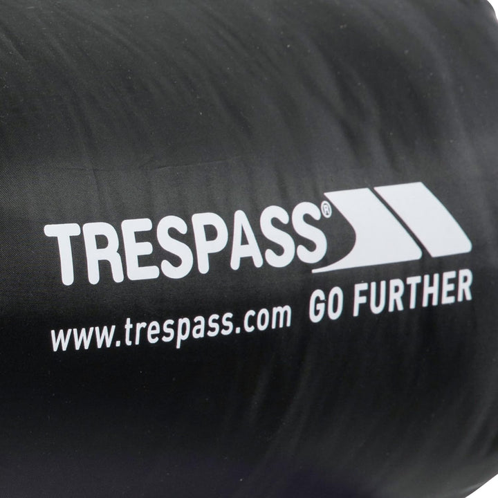 Trespass Envelop Hohlfaser 3 Jahreszeiten Einzelschlafsack für Reisen Camping Schwarz Einheitsgrösse