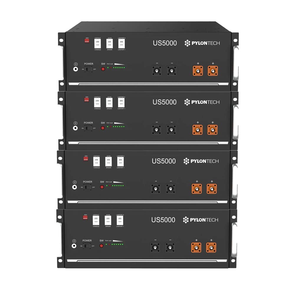 Pylontech 4X US5000 LiFePO4 Batterie 19,2kWh, 015655-016