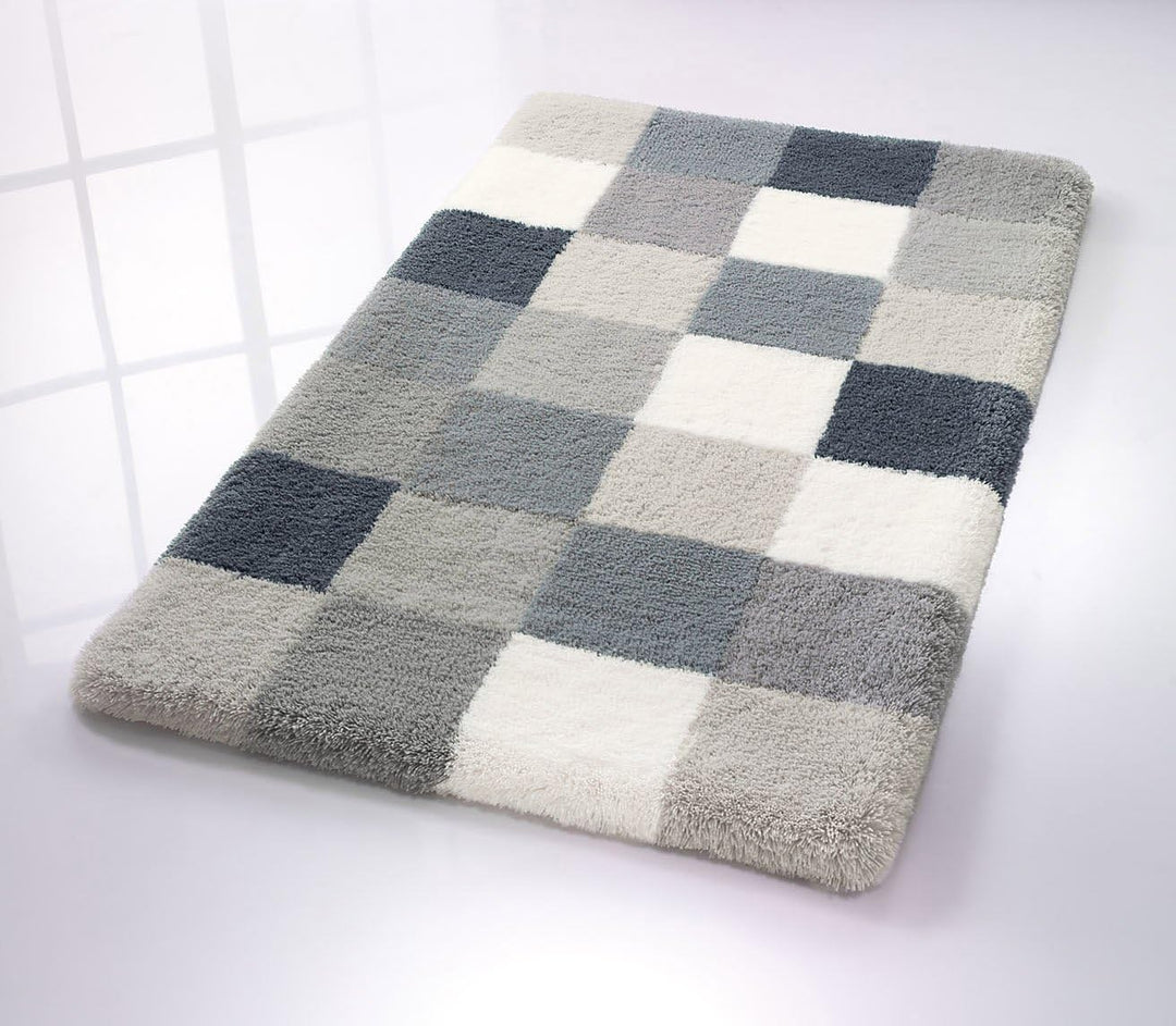 Kleine Wolke Caro Badteppich, Mikrofaser, Flanell, 1 cm cm, 85 x 150 cm Flanell 85 x 150 cm, Flanell