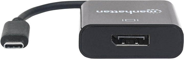 Manhattan 152020 USB 3.1 Typ-C-Stecker auf DisplayPort-Konverter Buchse schwarz USB auf DisplayPort