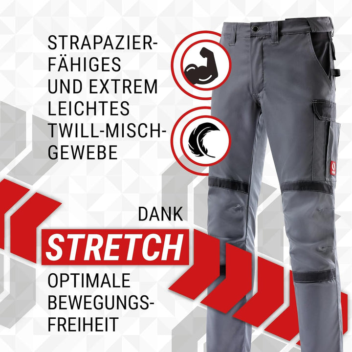 KRÄHE WORKWEAR Profession Pro S T R E T C H Bundhose I Arbeitshose I Top-Leichtgewicht mit hoher Str