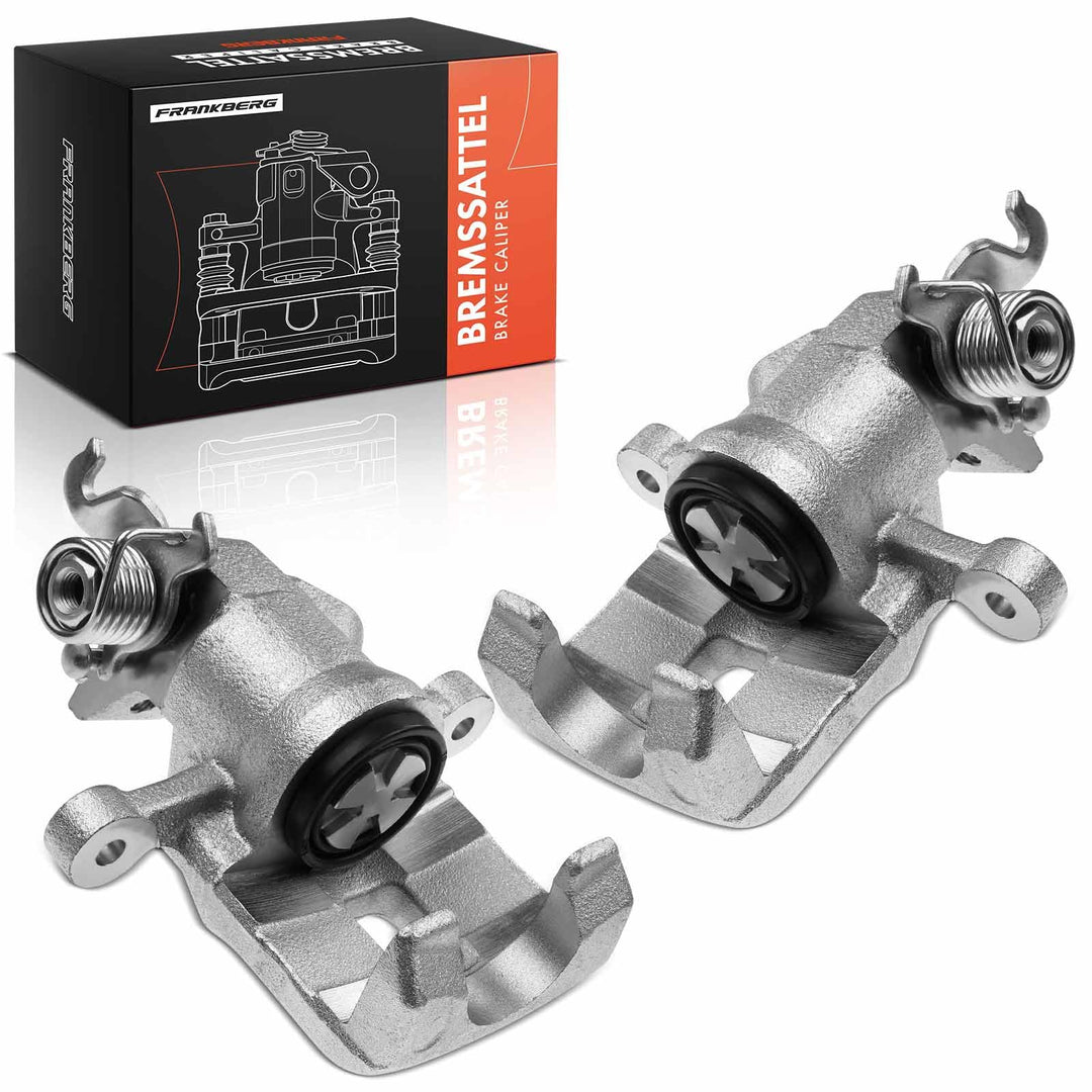 Frankberg 2x Bremssattel Bremszange Hinten Links Rechts Kompatibel mit i10 PA 1.0L 1.1L 1.2L 2007-20