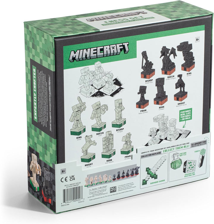 Minecraft Chess Set The Noble Collection