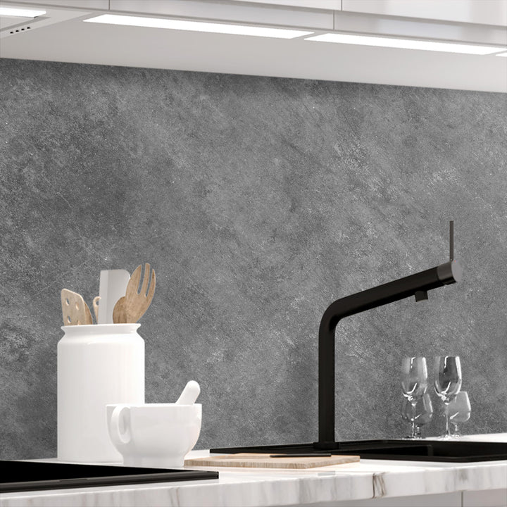 StickerProfis Küchenrückwand selbstklebend in Matt-Optik - 20GREY - 1.8mm, Versteift, alle Untergrün
