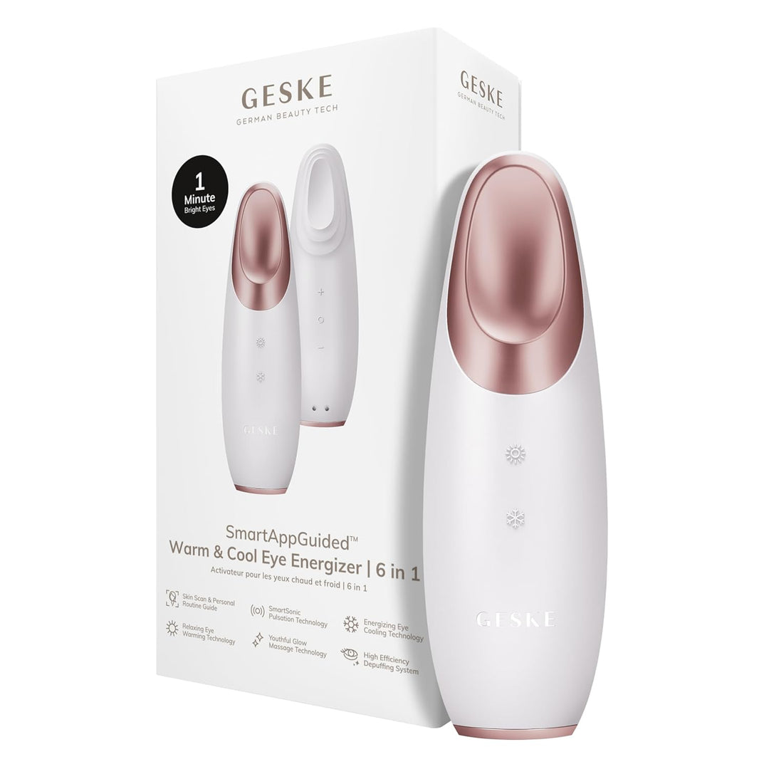 GESKE | SmartAppGuided™ Warm & Cool Eye Energizer | 6 in 1 + GESKE Hydrating Serum | Set mit passend