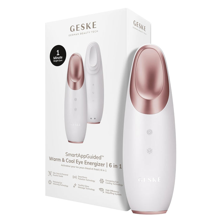 GESKE | SmartAppGuided™ Warm & Cool Eye Energizer | 6 in 1 + GESKE Hydrating Serum | Set mit passend