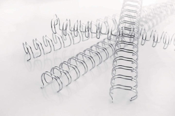 WireBind Drahtbinderücken, 100 Stück, 11mm, silber silber 11mm, silber 11mm