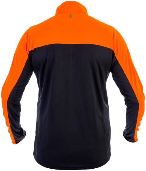 Beginner 2.0 Funktionsshirt Shirt für die Forstarbeit Langarm Anthrazit-orange L, Langarm Anthrazit-
