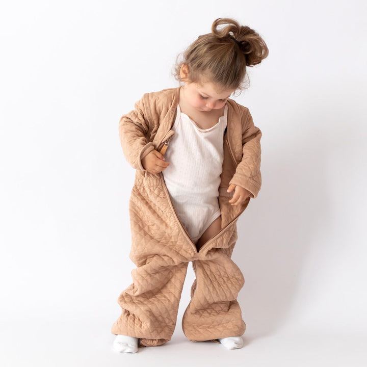 BEMINI Schlafsack 24-36 Monate Pady quilted jersey tog 1.5 Beige, Beige