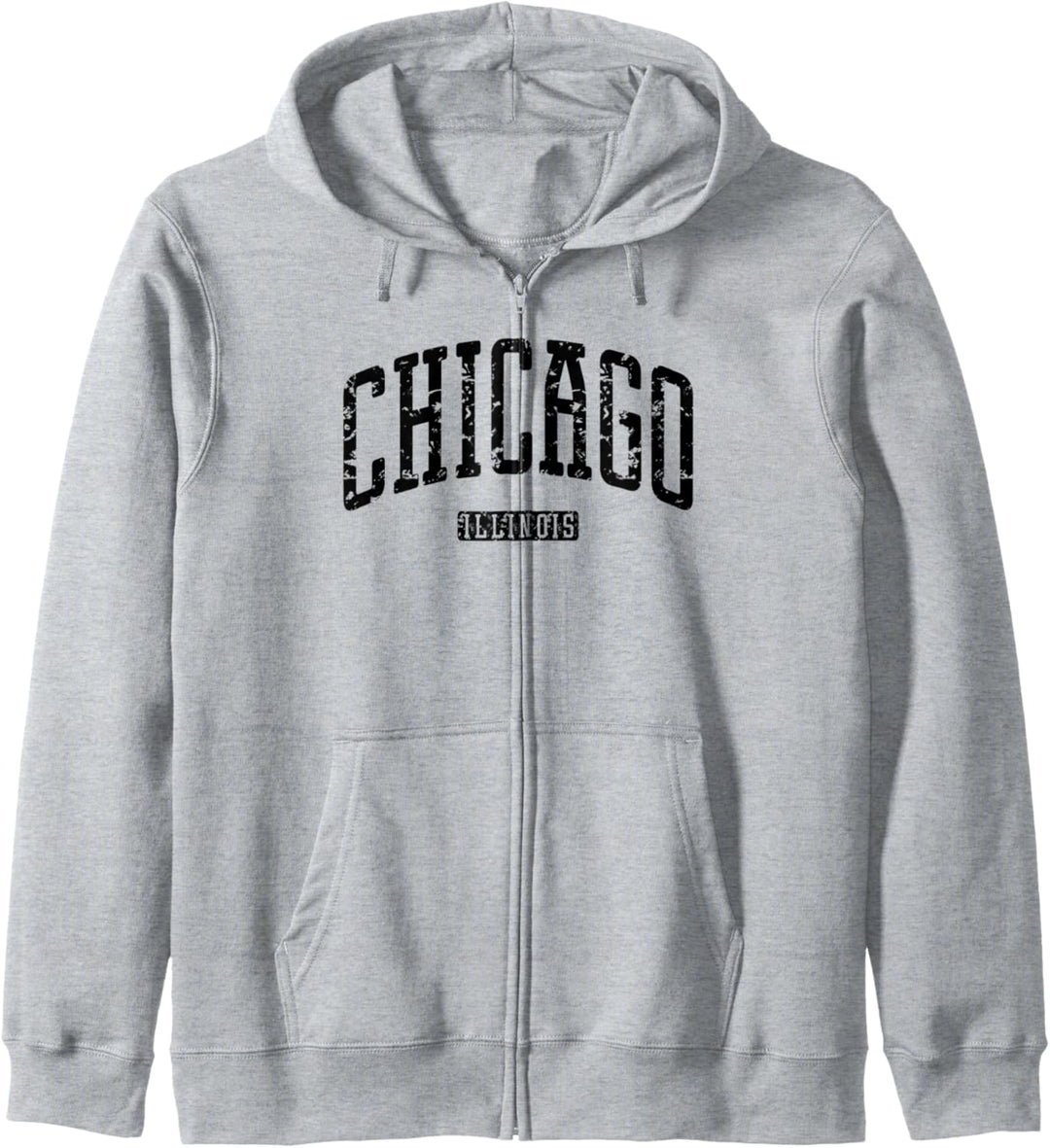 Chicago Illinois Vintage City Kapuzenjacke