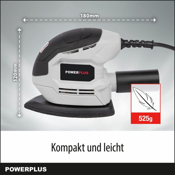 POWERPLUS Multischleifer POWC40200 - Multischleifer 130W, Mit 28000 /min Schwingungen pro Minute
