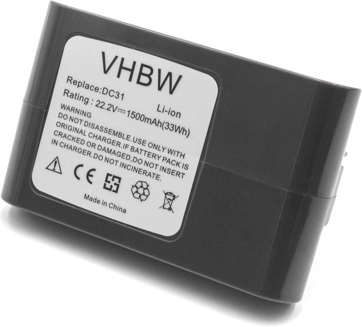 vhbw Akku kompatibel mit Dyson DC44 Animal Total Clean, DC44 Exclusive, DC45 Staubsauger - Typ B Gra