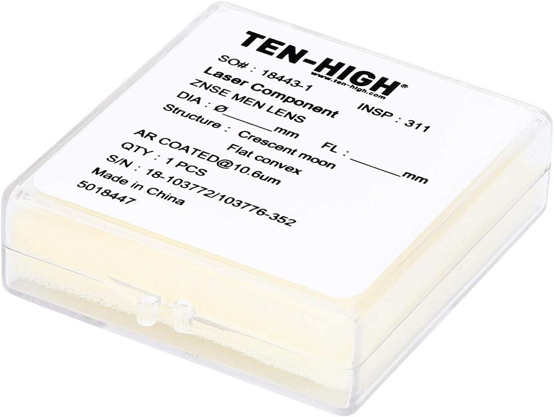 TEN-HIGH Dm. 18 mm Fokus Linse Brennweite Linse für CO2 Laser Gravier- und Schneiden Maschine, FL: 3