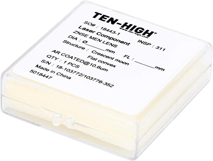 TEN-HIGH Dm. 18 mm Fokus Linse Brennweite Linse für CO2 Laser Gravier- und Schneiden Maschine, FL: 3