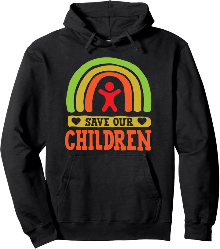 Rettet unsere Kinder Kindesmissbrauch Sklavenhandel Pullover Hoodie