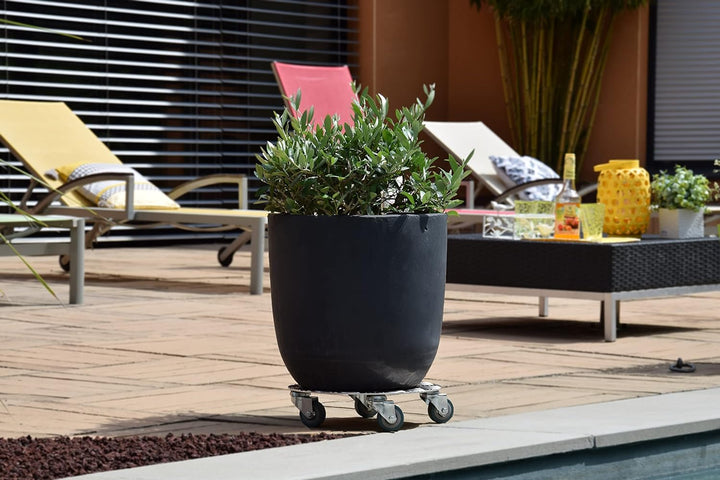 Louis Moulin Pflanzenroller, Aluminium, rund, 40 cm