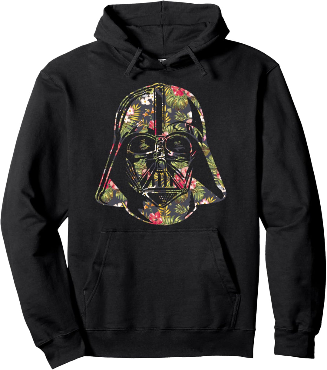 Star Wars Darth Vader Tropic Floral Helmet Poster Pullover Hoodie