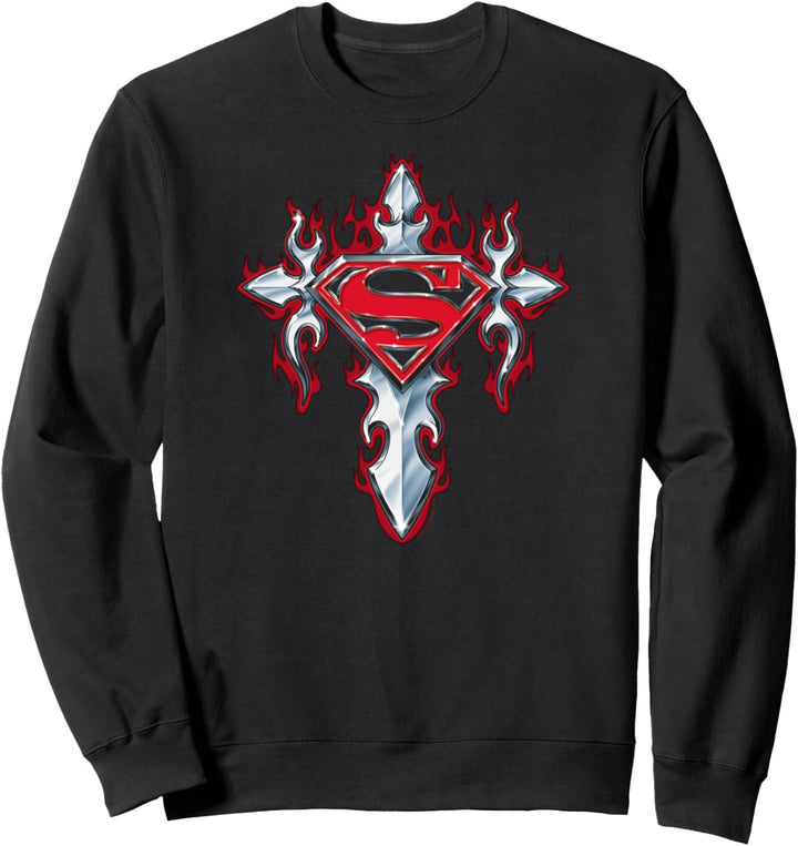 Superman Gothic Steel Logo Sweatshirt