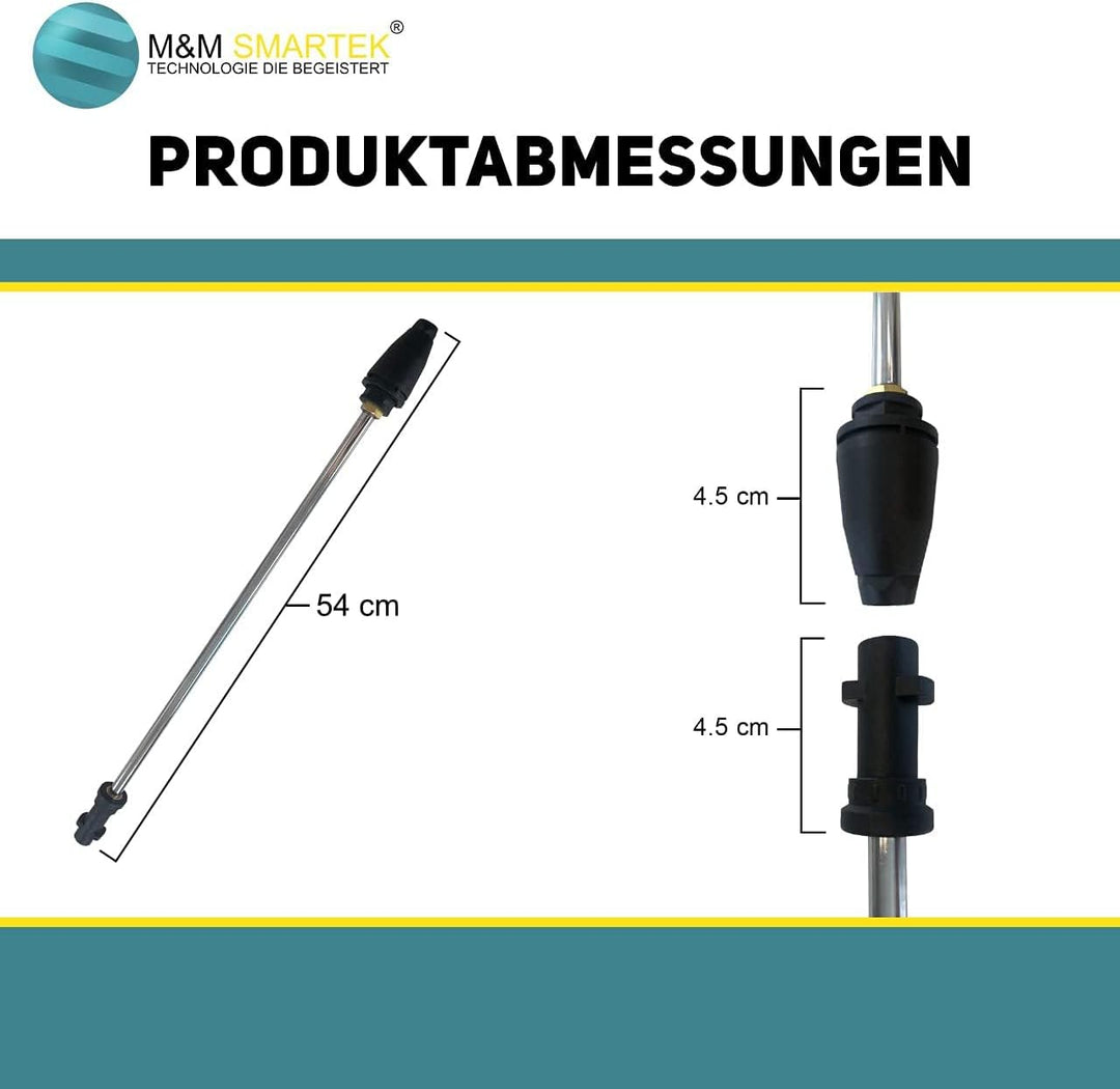 Rotordüse Dreckfräse Dreckfraser Düse Bajonett für Kärcher Karcher K4 K5 K6 K7