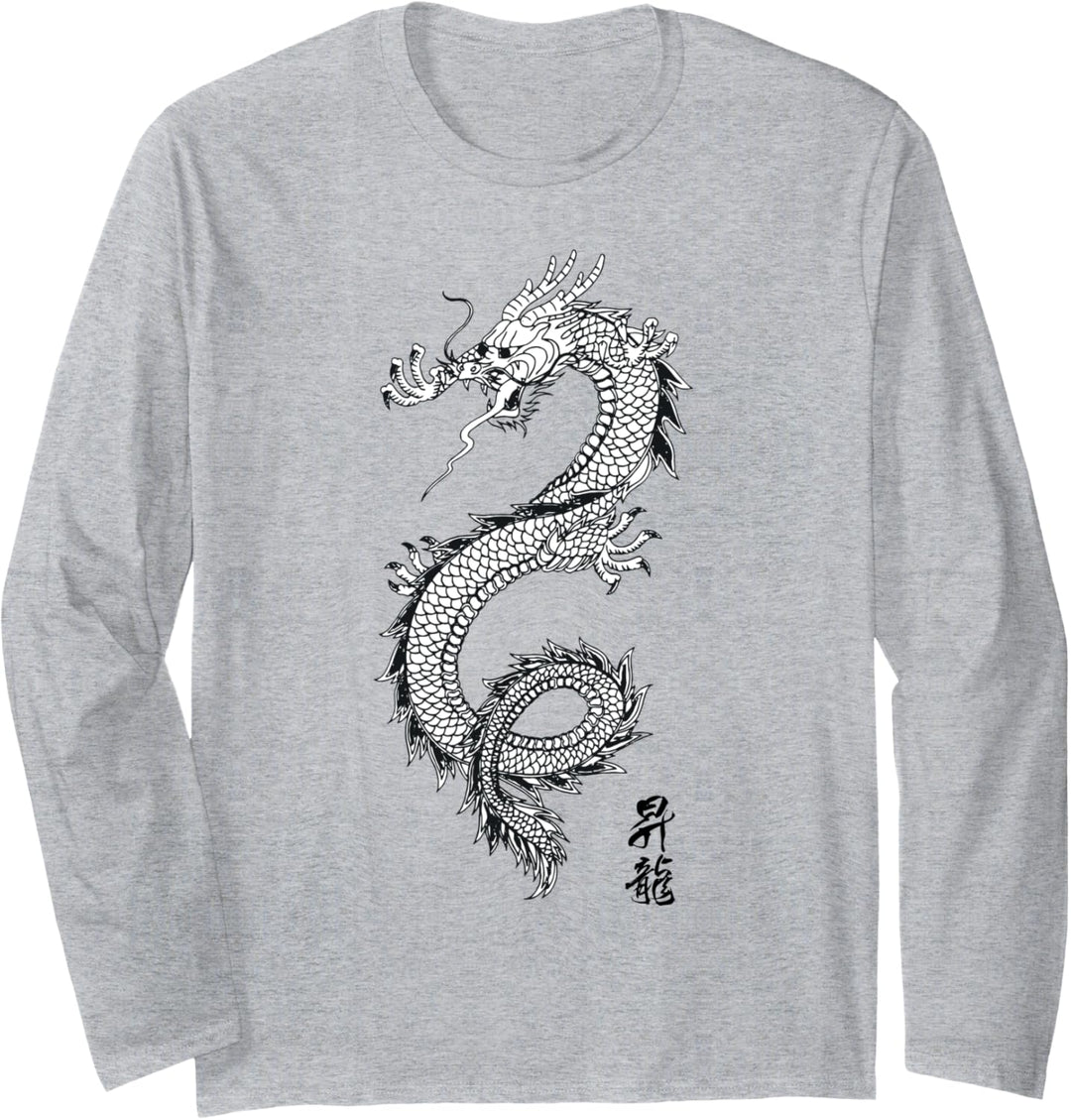Asiatischer Drache Langarmshirt