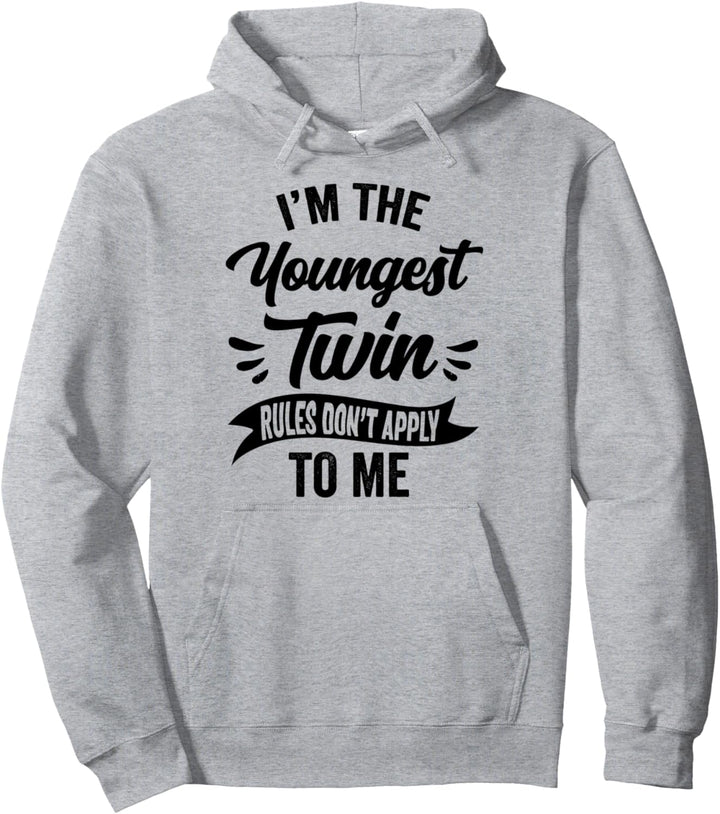 Lustiges Kleiner Zwilling Zwillingsschwester Zwillingsbruder Pullover Hoodie