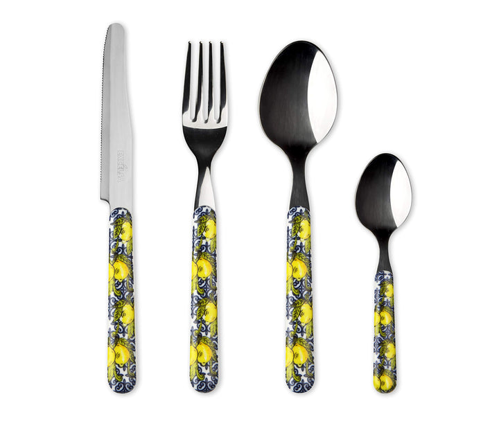 Excelsa Amalfi Besteck-Set, 24-teilig, Edelstahl 18/0, Amalfi
