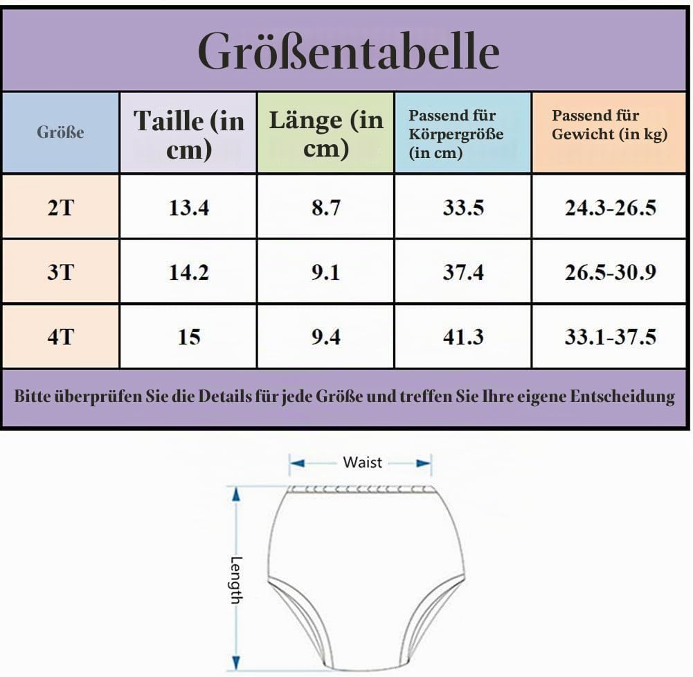 Skhls Töpfchen Trainingshose Trainerhosen Töpfchentraining Trainingshose Trainingsunterhosen für Kin