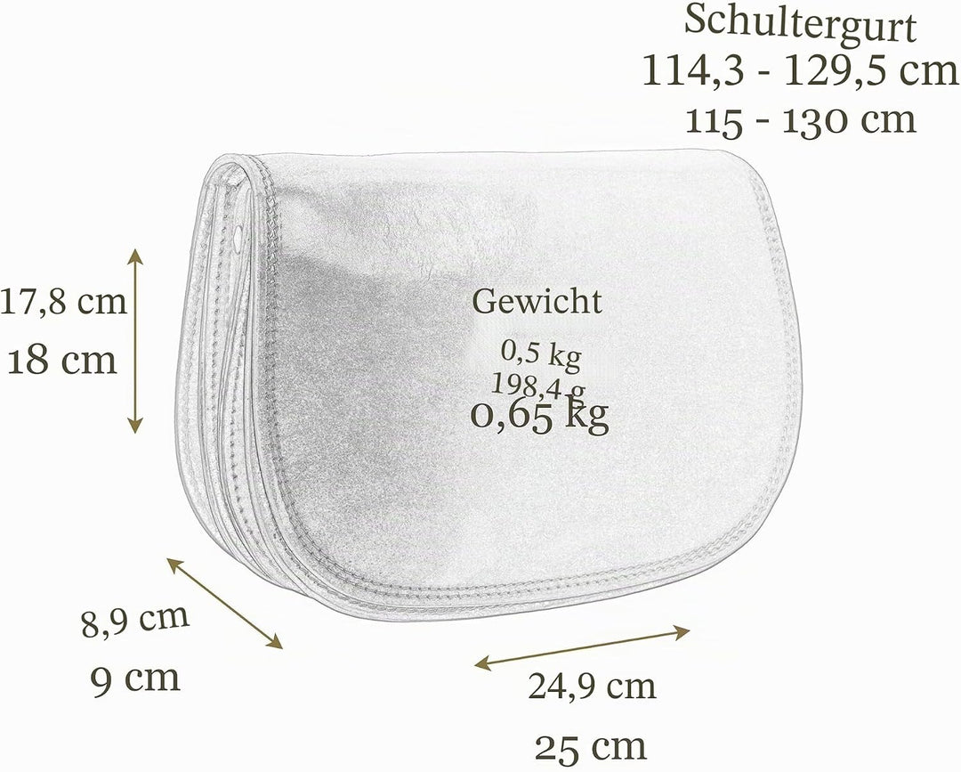 Time Resistance Leder Umhängetasche Damen - Messenger Bags - Arbeitstasche Damen - Schultertasche -