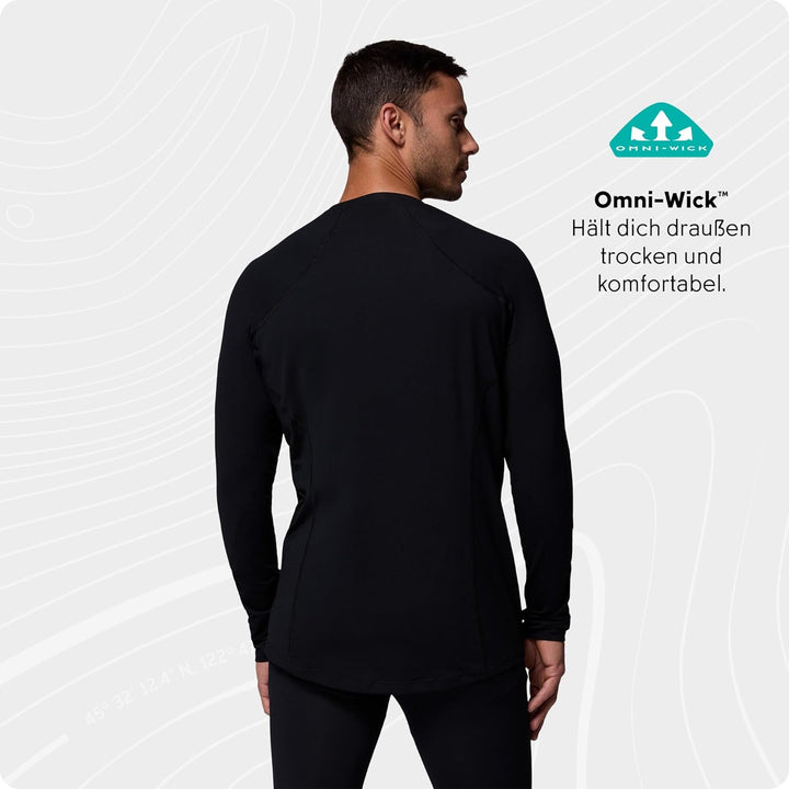 Columbia Baselayer für Herren, Midweight Stretch Long Sleeve Top, Polyester,1638591 Fall Winter 2024