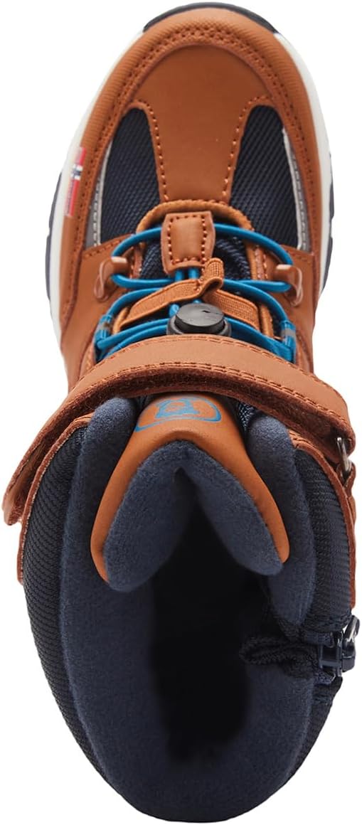 Trollkids Kinder Lofoten Winter Schuhe XT 33 EU Zimt Nachtblau Dunkelblau, 33 EU Zimt Nachtblau Dunk