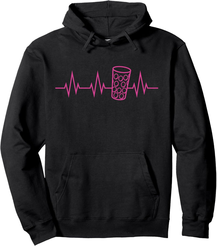 Dubbeglas Herzschlag Pfalz Weinfest und Pfälzer Lebensart Pullover Hoodie