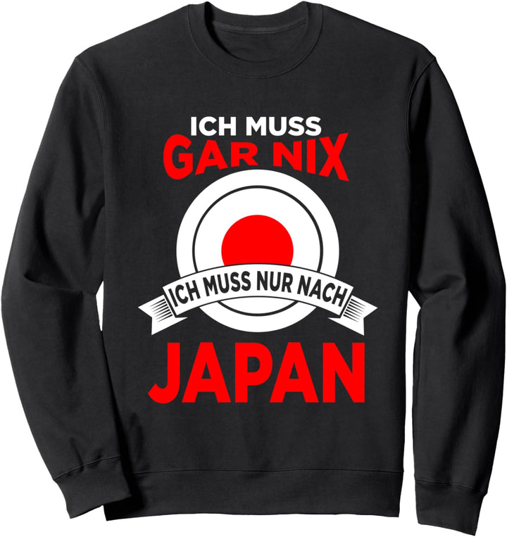 Japan Japaner Japanerin Japanisch Japanische Flagge Sweatshirt
