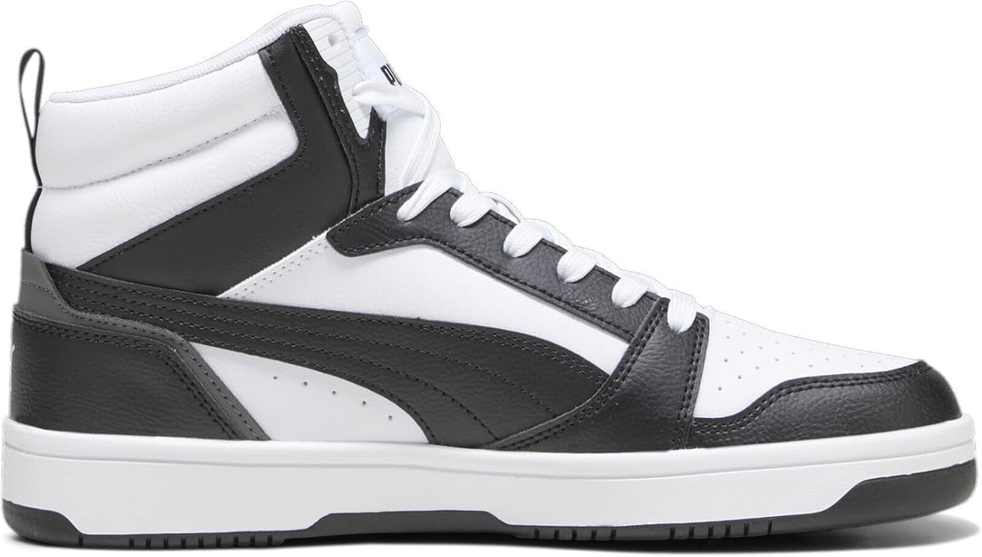 Puma Unisex Rebound V6Sneaker 37.5 EU Puma White Puma Black Shadow Gray Puma White, 37.5 EU Puma Whi