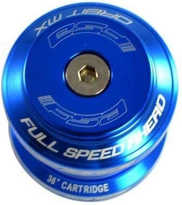 FSA Orbit MX 1-1/8 Zoll Gewindelose MTB Road Headset mit Top Cap, blau, NO.20, XTE1505