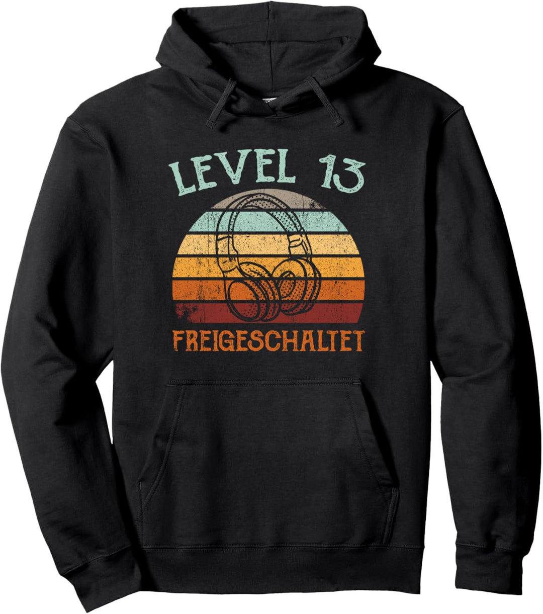 13.Geburtstag Jungen Video Gamer Level 13 freigeschaltet Pullover Hoodie