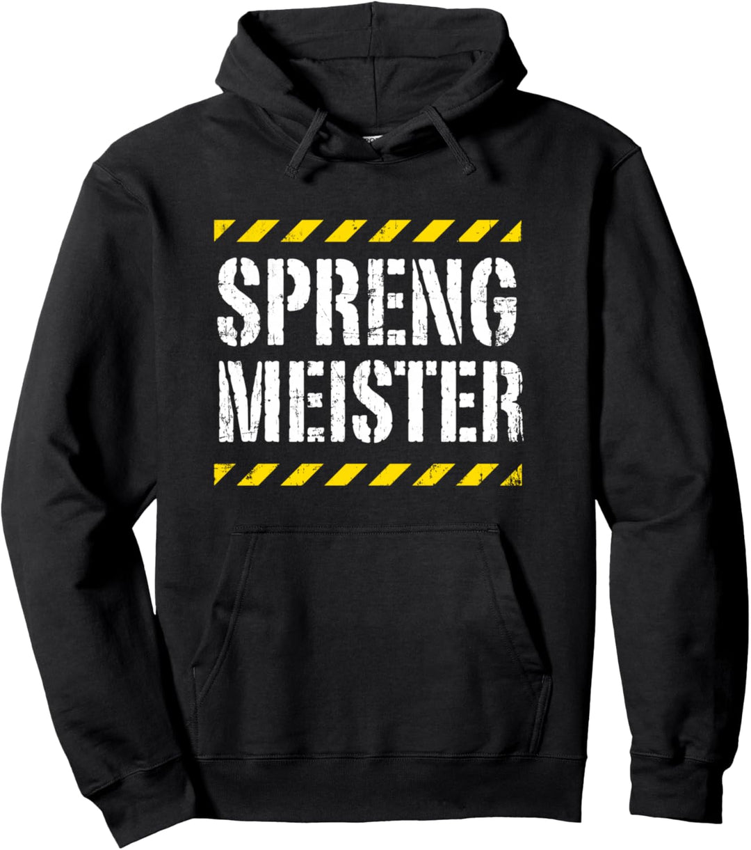 Sprengmeister Pyrotechniker Feuerwerk Explosion Pullover Hoodie