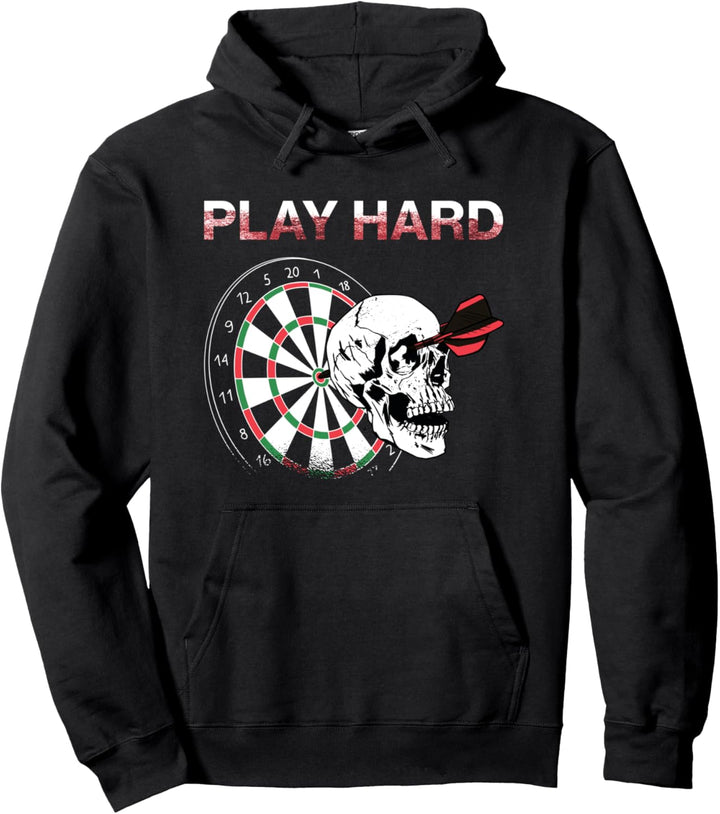 Lustiges Dart Dartscheibe Wettbewerb Darting Wurfpfeil Pullover Hoodie