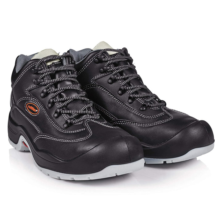 ruNNex Sicherheitshochschuhe S3 TeamStar Halbstiefel BGR 191, Grösse 39, schwarz, 5301 39 EU, 39 EU