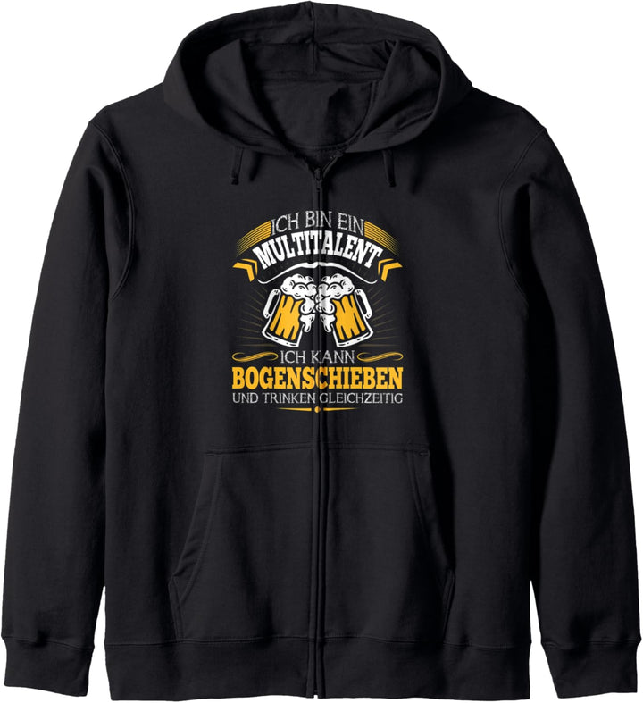 Bogenschütze Lustig Bogensport Sprüche Bogenschiessen Kapuzenjacke