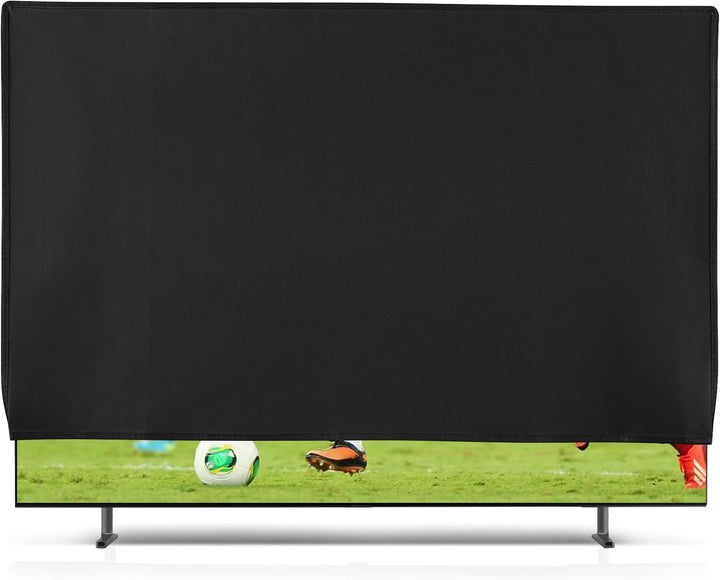 kwmobile 75" TV Hülle - Fernseher Bildschirmschutz Abdeckung - TV Bildschirm Staubschutzhülle - Schw